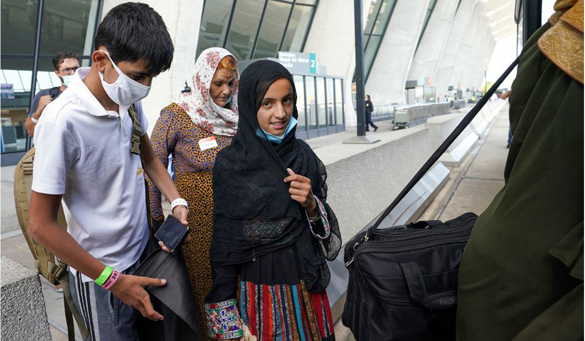 Dozens of unaccompanied Afghan children evacuated to the United States